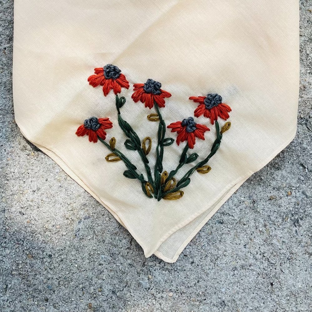 Embroidered Dog Bandana